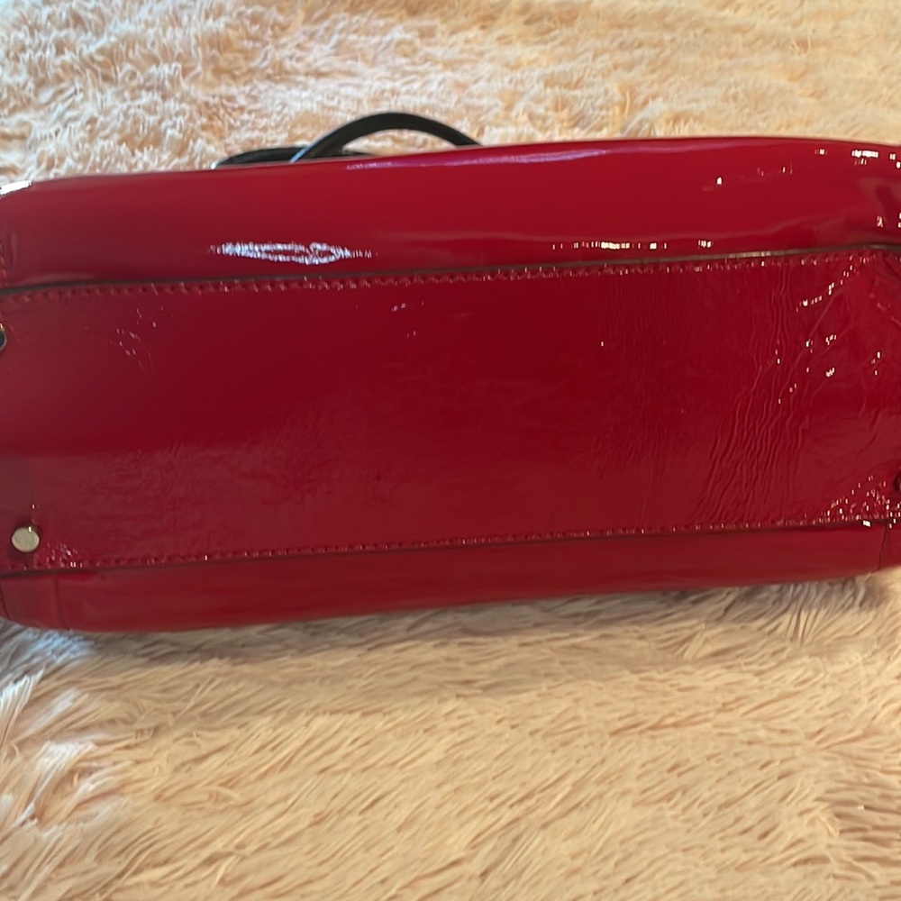 Kate Spade NY Red Patent Leather tote bag - Picture 5 of 15